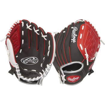 Rawlings Players Series Youth 10-Inch Baseball Glove Red/Black