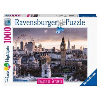 1000pc Ravensburger London Adult Family Jigsaw Puzzle Set