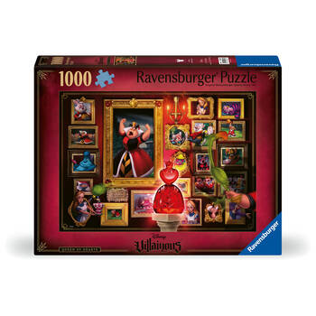 1000pc Ravensburger Villainous Queen Of Hearts Jigsaw Puzzle 70x50cm 14y+