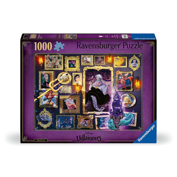 1000pc Ravensburger Villainous Ursula Jigsaw Puzzle Adults