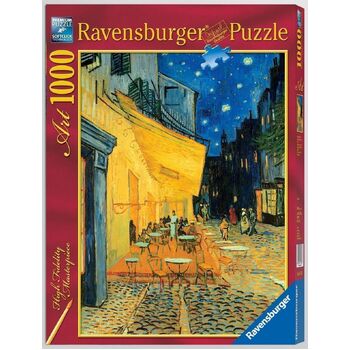 1000pc Ravensburger Van Gogh Cafe At Night Family Jigsaw Puzzle 70x50cm