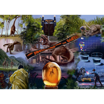 1000pc Ravensburger Jurassic Park Family Jigsaw Puzzle 