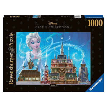 1000pc Ravensburger Disney Castles: Elsa Jigsaw Puzzle Set Adults