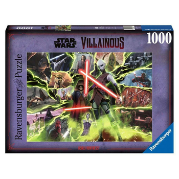 1000pc Ravensburger Star Wars Asajj Ventress Jigsaw Puzzle Set Adults