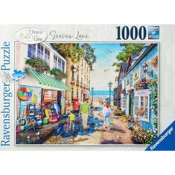 1000pc Ravensburger Seaview Lane Family Jigsaw Puzzle 