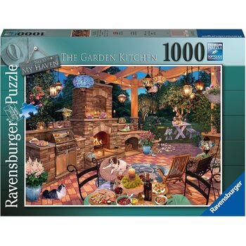 1000pc Ravensburger My Haven No10 The Garden Kitchen Family Jigsaw Puzzle