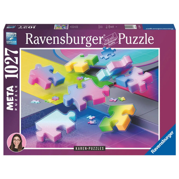 1000pc Ravensburger Gradient Cascade Jigsaw Puzzle Set Adults