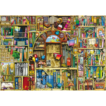 1000pc Ravensburger The Bizarre Bookshop 2 Jigsaw Puzzle Adults