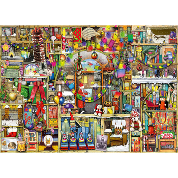 1000pc Ravensburger No 4 Christmas Cupboard Jigsaw Puzzle 