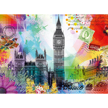 500pc Ravensburger London Postcard Adults Jigsaw Puzzle 