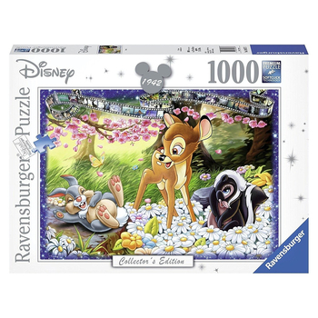 1000pc Ravensburger Disney Moments 1942 Bambi Jigsaw Puzzle Set Adults