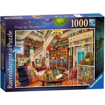 1000pc Ravensburger The Fantasy Bookshop Jigsaw Puzzle 