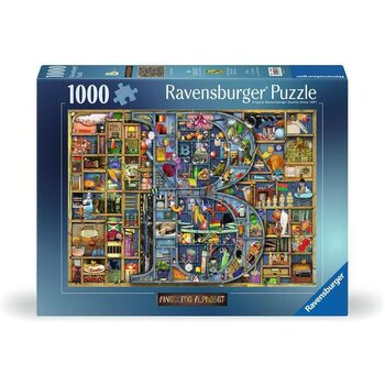 1000pc Ravensburger Awesome Alphabet B Family Jigsaw Puzzle 70x50cm