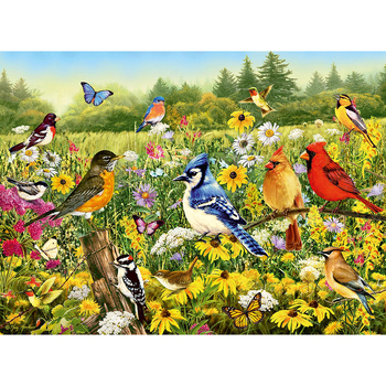 500pc Ravensburger Birds in the Meadow Jigsaw Puzzle 