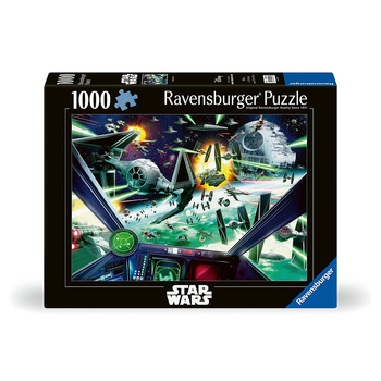 1000pc Ravensburger Star Wars X-Wing Cockpit Adults Jigsaw Puzzle 