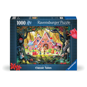 1000pc Ravensburger Hansel and Gretel Adults Jigsaw Puzzle 
