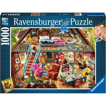 1000pc Ravensburger Goldilocks Gets Caught Family Jigsaw Puzzle 70x50cm