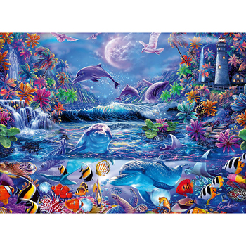500pc Ravensburger Moonlit Magic Starline Jigsaw Puzzle 