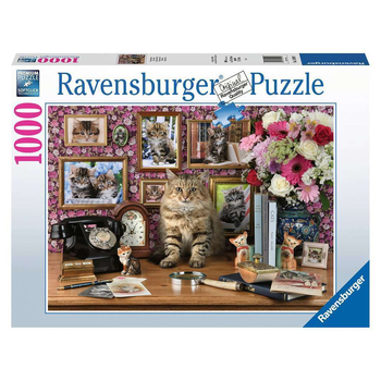 1000pc Ravensburger My Cute Kitty Jigsaw Puzzle Set Adults