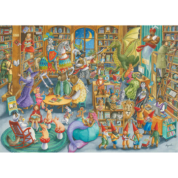 1000pc Ravensburger Midnight at the Library Adults Jigsaw Puzzle 