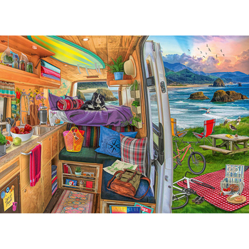 1000pc Ravensburger Rig Views Family Jigsaw Puzzle 