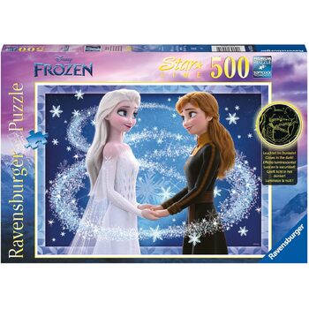 500pc Ravensburger Starline The Sisters Anna & Elsa Family Jigsaw Puzzle