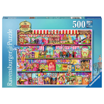 500pc Ravensburger The Sweet Shop Aimee Stewart Jigsaw Puzzle Set Adults