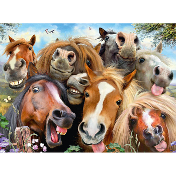 500pc Ravensburger Horsing Around Family Jigsaw Puzzle 