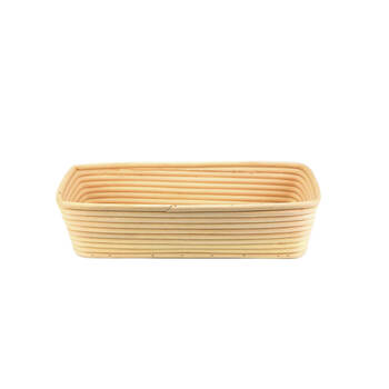 Brunswick Bakers Rectangle Rattan 26cm Bread Banneton Basket