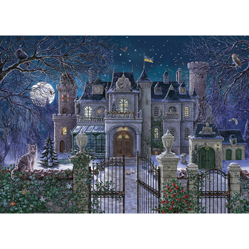 1000pc Ravensburger Christmas Villa Adults Jigsaw Puzzle 