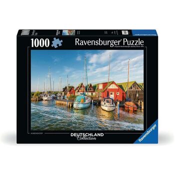 1000pc Ravensburger Colourful Harbourside Germany Family Jigsaw Puzzle