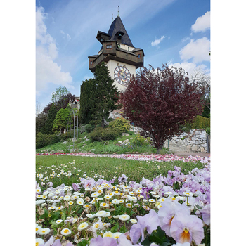 1000pc Ravensburger Uhrturm in Graz Jigsaw Puzzle 