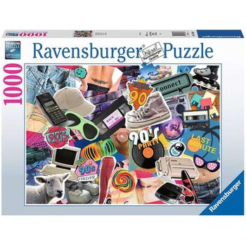 1000pc Ravensburger The 90s Retro Decorative Jigsaw Puzzle Set Adults