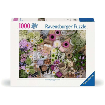 1000pc Ravensburger For the Love of Flowers Jigsaw Puzzle 