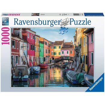 1000pc Ravensburger Burano, Italy Jigsaw Puzzle Set Adults
