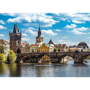 1000pc Ravensburger Prague the Charles Bridge Jigsaw Puzzle 