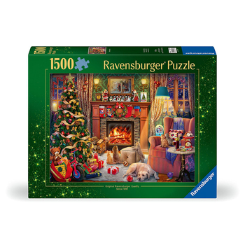 1500pc Ravensburger Christmas Eve Jigsaw Puzzle Set Adults