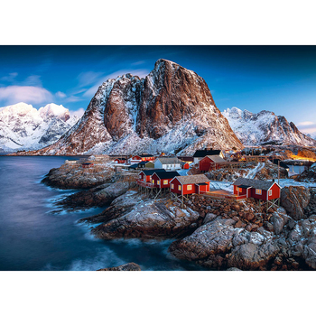 1000pc Ravensburger Village on Lofoten Islands Jigsaw Puzzle 