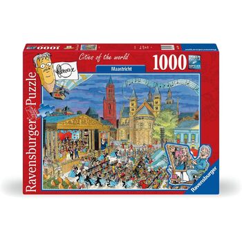 1000pc Ravensburger Maastricht Building Landscape Jigsaw Puzzle Set Adults