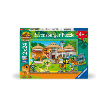 3x 49pc Ravensburger Jurassic World Explorers Jigsaw Puzzle 21cm 5y+