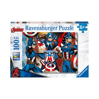 100pc Ravensburger Marvel Captain America Jigsaw Puzzle 49x36cm 6y+