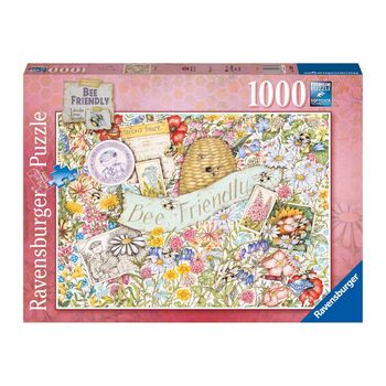 1000pc Ravensburger Bee Friendly Family Jigsaw Puzzle 70x50cm