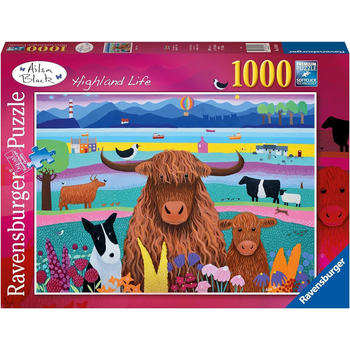 1000pc Ravensburger Highland Life Family Jigsaw Puzzle 
