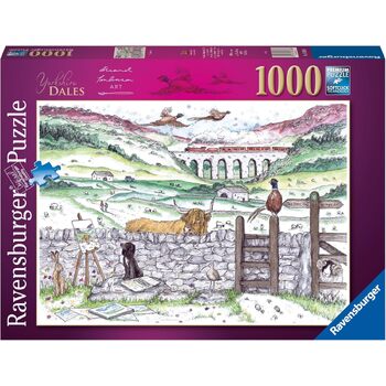 1000pc Ravensburger Yorkshire Dales Family Jigsaw Puzzle 70x50cm