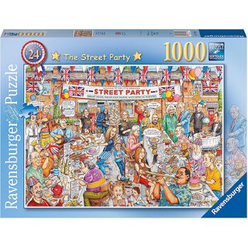 1000pc Ravensburger The Street Party Jigsaw Puzzle Set Adults