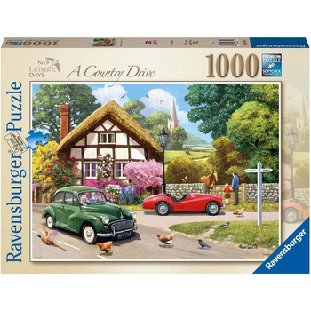 1000pc Ravensburger Leisure Days No9, Stop to Say Hello Jigsaw Puzzle 