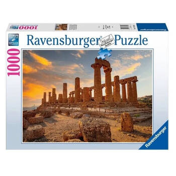 1000pc Ravensburger Valley Of The Temples Agrigento Wooden Premium Jigsaw Puzzle