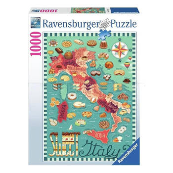 1000pc Ravensburger Dessert Tour Of Italy Puzzle Wooden Premium Jigsaw