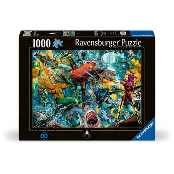 1000pc Ravensburger Aquaman Collector's Edition Jigsaw Puzzle 70x50cm 14y+