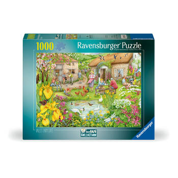1000pc Ravensburger Cosy Cafe No3 Farm Cafe Jigsaw Puzzle 70x50cm 14y+